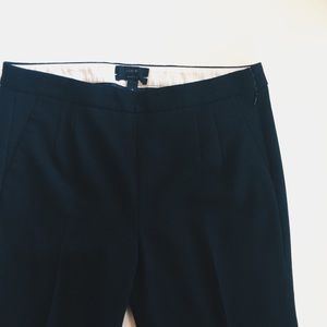 J. Crew Martie Cigarette Trousers in Black